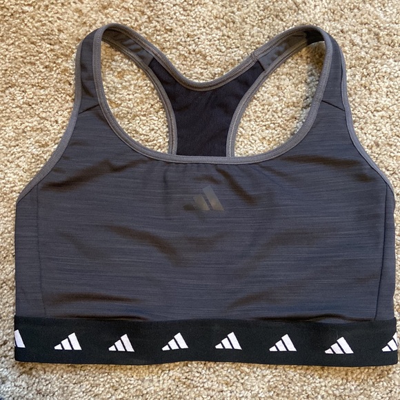 Adidas Power-react Training Medium Support Techfit Bra - Picture 3 of 8
